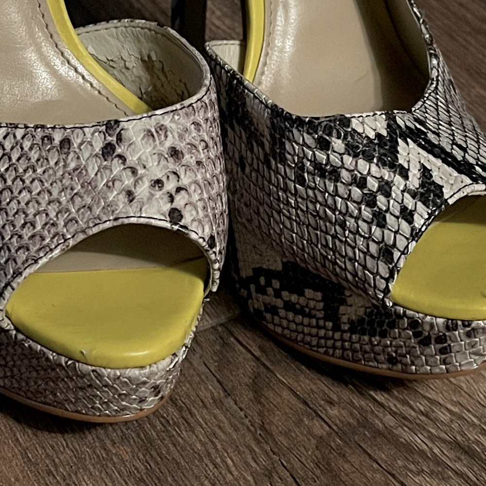 Euc Steven By Steve Madden Amplifyd Snakeskin Sti… - image 5